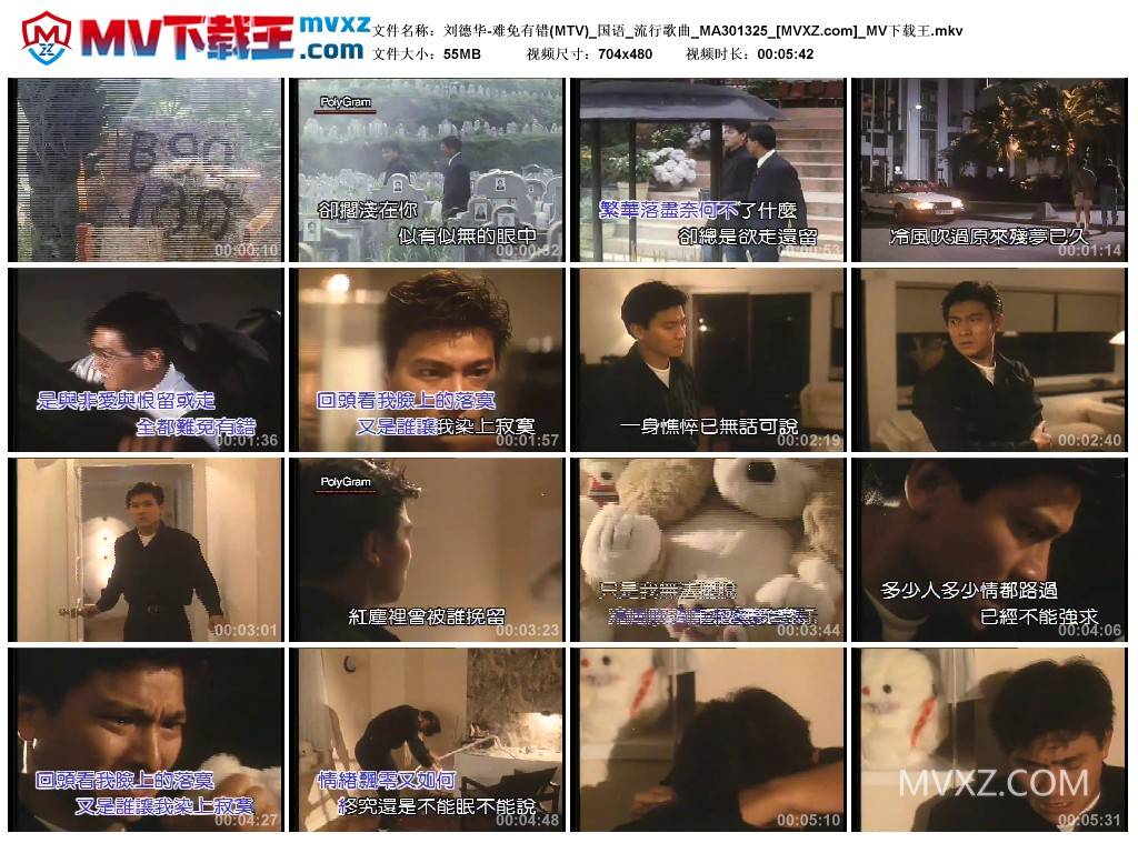 刘德华-难免有错(MTV)_国语_流行歌曲_MA301325